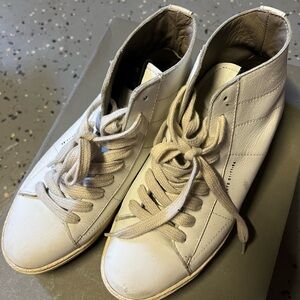 All Saints White High-Top Sneakers